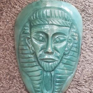 Green stone carved alabaster antique